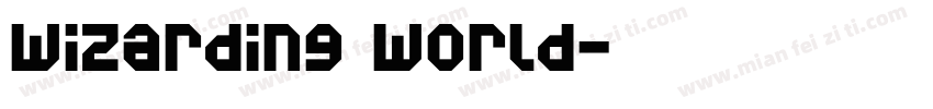 Wizarding World字体转换